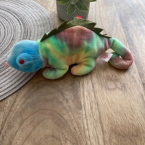 Ty Beanie Baby Iggy the iguana - Picture 3 of 8